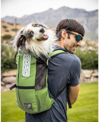 Show full view: K9 Sport Sack Trainer Forward Facing Dog Carrier Backpack, Green, X-Small slide 7 of 10