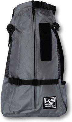 Show full view: K9 Sport Sack Trainer Forward Facing Dog Carrier Backpack, Grey, Medium slide 3 of 11