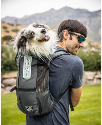 Show full view: K9 Sport Sack Trainer Forward Facing Dog Carrier Backpack, Grey, Small slide 6 of 10