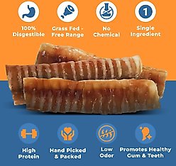 K9warehouse 10 to 12-in Trachea Tubes Dog Treats, 6 count slide 2 of 4
