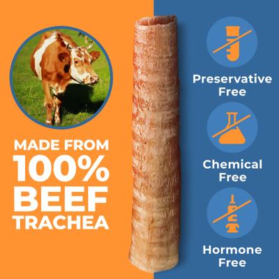 Show full view: K9warehouse 10 to 12-in Trachea Tubes Dog Treats, 6 count slide 5 of 6