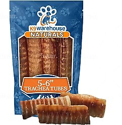 K9warehouse 5 to 6-in Trachea Tubes Dog Treats, 12 count