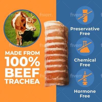 Show full view: K9warehouse 5 to 6-in Trachea Tubes Dog Treats, 12 count slide 5 of 5