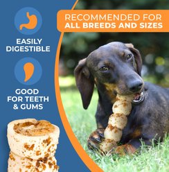 K9warehouse 9 to 12-in Beef Cheek Rolls Bully Dusted Dog Treats, 3 count slide 2 of 4