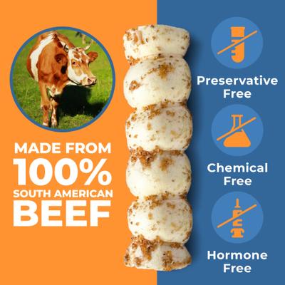 Show full view: K9warehouse 9 to 12-in Beef Cheek Rolls Bully Dusted Dog Treats, 3 count slide 5 of 6