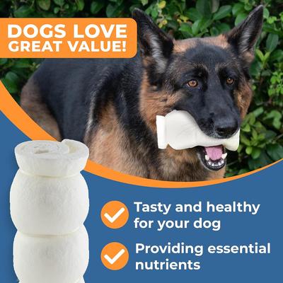 Show full view: K9warehouse Beef Cheek Rolls 5 to 6-in Dog Treats, 4 count slide 6 of 8