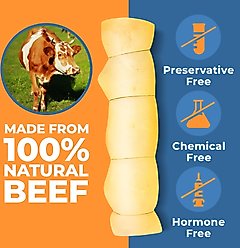 K9warehouse Beef Cheek Rolls 9 to 11-in Dog Treats, 3 count slide 2 of 4