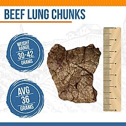 K9warehouse Beef Chunks Natural Dog Treats, 5-oz bag slide 2 of 6