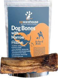 K9warehouse Beef Marrow 5-6-in Dog Bone Treats, 6 count