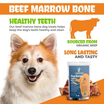 Show full view: K9warehouse Beef Marrow 5-6-in Dog Bone Treats, 6 count slide 4 of 7