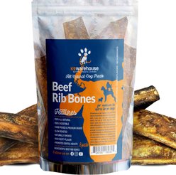 K9warehouse Beef Rib Bones Dog Chew Treats, 8 count