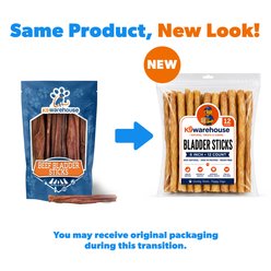 K9warehouse Bladder Sticks Beef Flavored Dog Chews, 6-in, 12 count slide 2 of 6