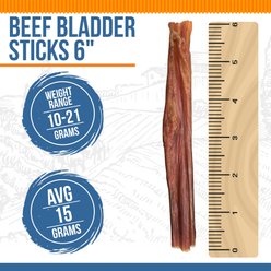 K9warehouse Bladder Sticks Beef Flavored Dog Chews, 6-in, 12 count slide 2 of 6