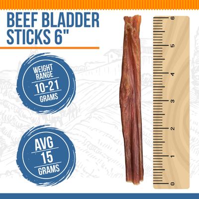 Show full view: K9warehouse Bladder Sticks Beef Flavored Dog Chews, 6-in, 12 count slide 3 of 7