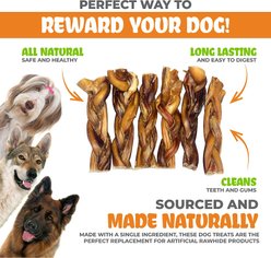 K9warehouse Braided Bully Sticks 4-5-inch Dog Treats, 6 count slide 2 of 7