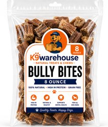 K9warehouse Bully Bites 2 to 4-in Dog Treats, 8-oz bag