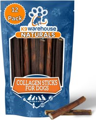 K9warehouse Collagen Sticks 6-in Dog Treats, 12 count