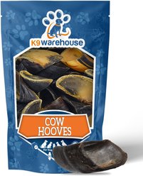 K9warehouse Cow Hooves Natural Dog Treats, 6 count