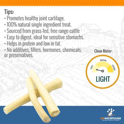 Show full view: K9warehouse Cow Tails Natural Dog Treats, 6 count slide 6 of 8