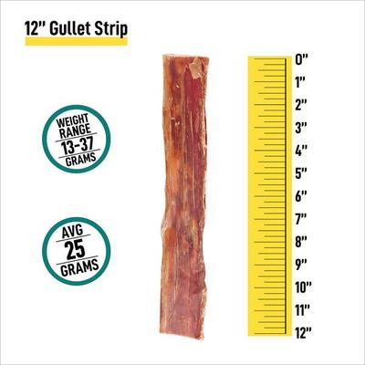 Show full view: K9warehouse Gullet Flats 12-inch Beef Flavored Dog Chews, 12 count slide 5 of 5