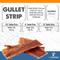 Show in main carousel: K9warehouse Gullet Flats 4 to 5-inch Beef Flavored Dog Chews, 14-oz pouch slide 5 of 8