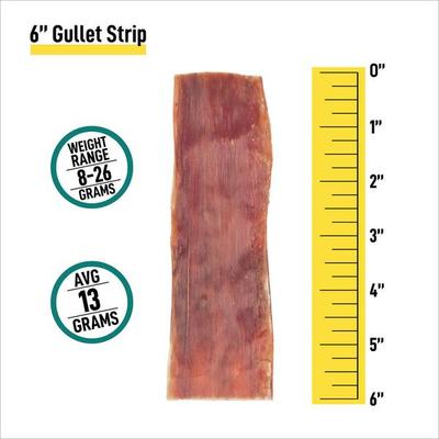 Show full view: K9warehouse Gullet Flats 6-inch Beef Flavored Dog Chews, 12 count slide 7 of 7