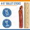 Show in main carousel: K9warehouse Gullet Sticks 4 to 5-inch Beef Flavored Dog Chews, 16-oz pouch slide 3 of 4