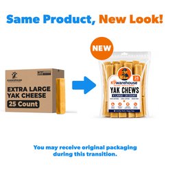 K9warehouse Himalayan Yak Chews Extra Large Dog Chew Treats, 25 count slide 2 of 2