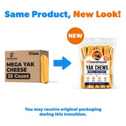 K9warehouse Himalayan Yak Chews Mega Yak Dog Chew Treats, 25 count slide 2 of 2
