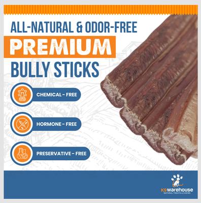 Show full view: K9warehouse Jumbo 6-inch Bully Sticks Dog Treats, 3 count slide 4 of 9