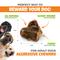 Show in main carousel: K9warehouse Knee Cap Bones Dog Chew Treats, 3 count slide 5 of 9