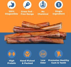 K9warehouse Mega Monster Bully Sticks 12-in, 3 count slide 2 of 4