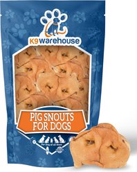 K9warehouse Pig Snout Puff Dog Treats, 7 count
