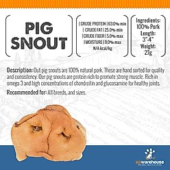 K9warehouse Pig Snout Puff Dog Treats, 7 count slide 2 of 4