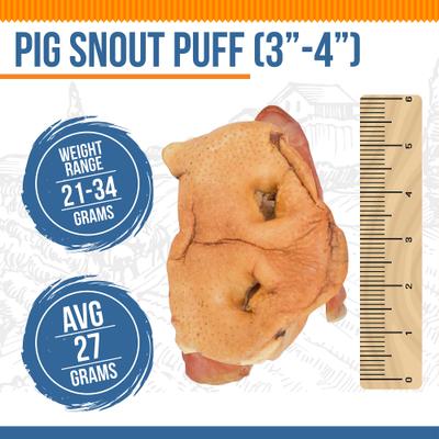 Show full view: K9warehouse Pig Snout Puff Dog Treats, 7 count slide 5 of 5