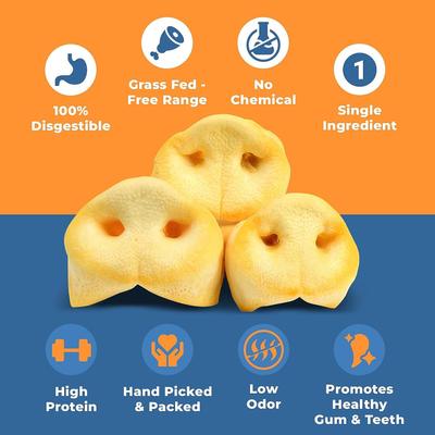 Show full view: K9warehouse Pig Snout Puffs Dog Treats, 25 count slide 3 of 7