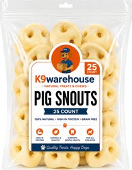 K9warehouse Pig Snout Puffs Dog Treats, 25 count slide 1 of 6