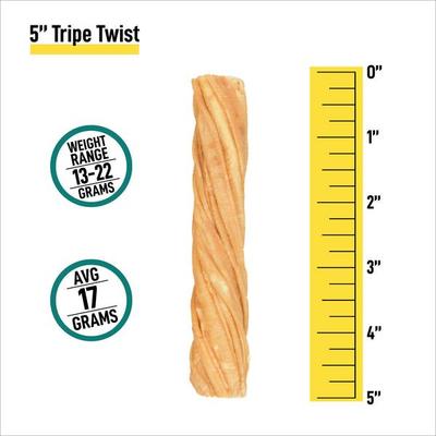 Show full view: K9warehouse Tripe Twist 5-inch Beef Flavored Dog Chews, 12 count slide 5 of 7