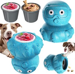 KADTC 3 in 1 Octopus Fillable Freeze Enrichment Dog Treat Dispenser Chew Toy