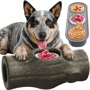 KADTC Durable Stump Freeze Tough Treat Refill Dispensing Dog Toy
