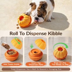 KADTC Multi-Functional Enrichment Dog Toy, Orange, Large slide 2 of 9