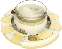 KADTC Press Feeder Puzzle Dog Feeder Toy Yellow