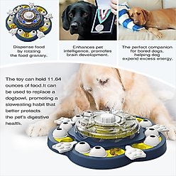 KADTC Wisdom Wheel Puzzle Dog Feeder Toy, Blue slide 2 of 6