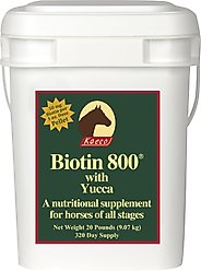 Kaeco Biotin 800 Molasses Pellets Horse Hoof Care Supplement, 20-lb tub