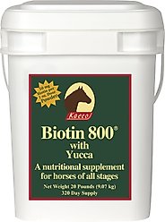 Kaeco Biotin 800 Powder Horse Hoof Care Supplement, 20-lb tub