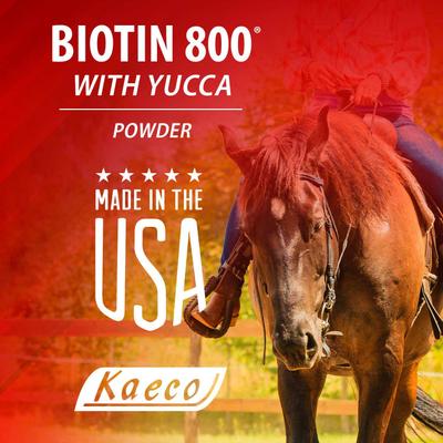 Show full view: Kaeco Biotin 800 Powder Horse Hoof Care Supplement, 20-lb tub slide 5 of 6