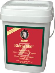 Kaeco Biotin 800Z Molasses Pellets Horse Hoof Care Supplement, 6-lb tub