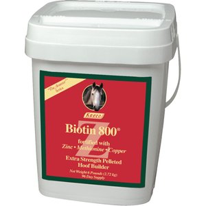 Kaeco Biotin 800Z Molasses Pellets Horse Hoof Care Supplement, 6-lb tub