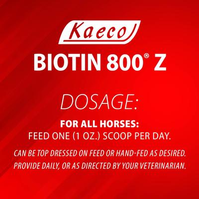 Show full view: Kaeco Biotin 800Z Molasses Pellets Horse Hoof Care Supplement, 6-lb tub slide 6 of 7