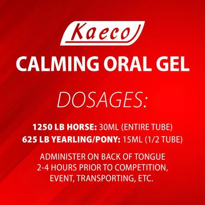 Show full view: Kaeco Calming Oral Gel Horse Supplement, 30-ml tub slide 3 of 4